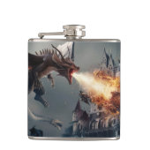 Dragon Breath in het middeleeuwse slagveld #4 Heupfles (Voorkant)