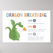 Dragon Breathing Strategy Classroom Poster (Voorkant)