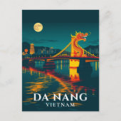 Dragon Bridge Da Nang Vietnam Reizen Briefkaart (Voorkant)