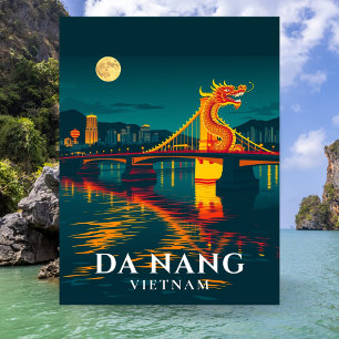 Dragon Bridge Da Nang Vietnam Reizen Briefkaart