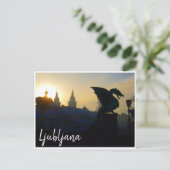 dragon bridge ljubljana briefkaart (Staand voorkant)