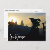 dragon bridge ljubljana briefkaart (Voorkant / Achterkant)