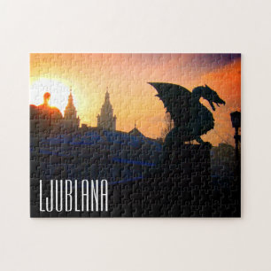 dragon bridge ljubljana slovenia legpuzzel