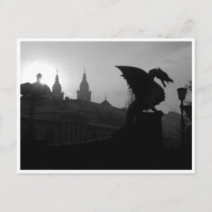 dragon bridge slovenië briefkaart