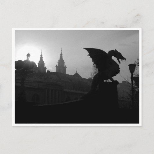 dragon bridge slovenië briefkaart (Voorkant)