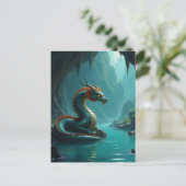Dragon Briefkaart (Staand voorkant)