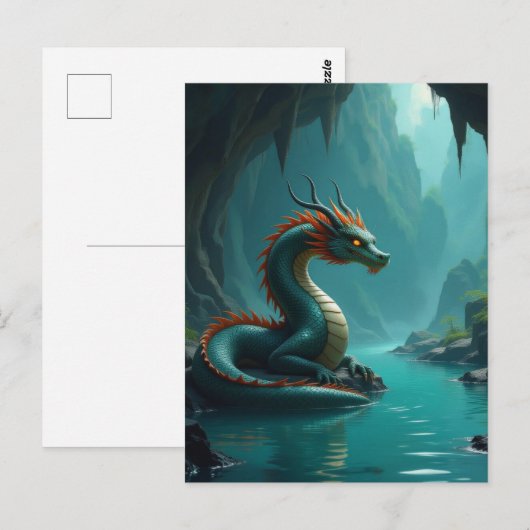 Dragon Briefkaart (Voorkant / Achterkant)