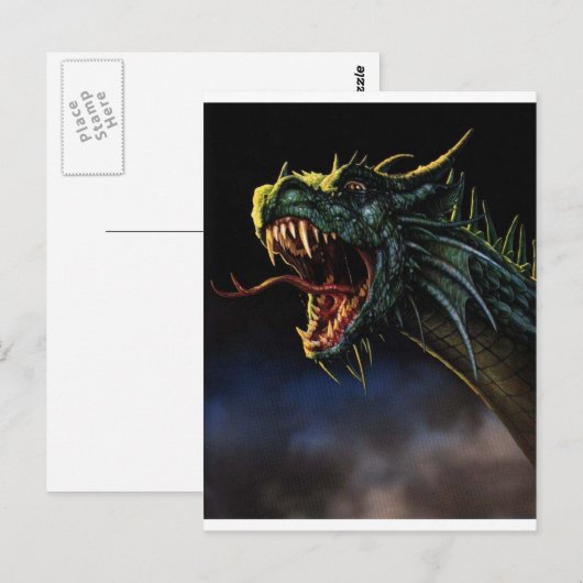 Dragón Briefkaart (Voorkant / Achterkant)