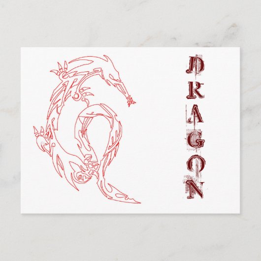 DRAGON BRIEFKAART (Voorkant)