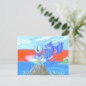 Dragon Briefkaart (Staand voorkant)