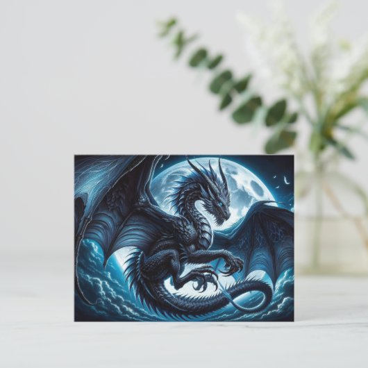 Dragon Briefkaart (Staand voorkant)