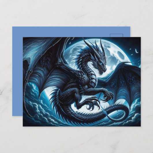 Dragon Briefkaart (Voorkant / Achterkant)