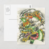 Dragon Briefkaart (Voorkant / Achterkant)