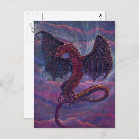 Dragon Briefkaart (Voorkant / Achterkant)