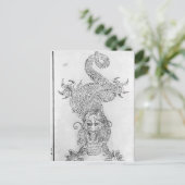 Dragon Briefkaart (Staand voorkant)