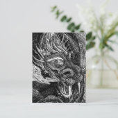 Dragon briefkaart (Staand voorkant)