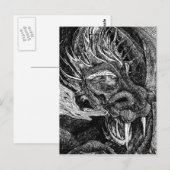 Dragon briefkaart (Voorkant / Achterkant)