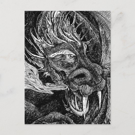 Dragon briefkaart (Voorkant)