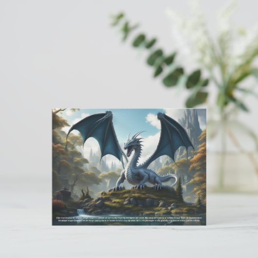 Dragon Briefkaart (Staand voorkant)