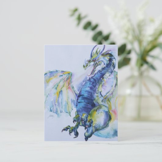 Dragon Briefkaart (Staand voorkant)