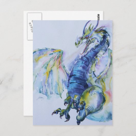 Dragon Briefkaart (Voorkant / Achterkant)