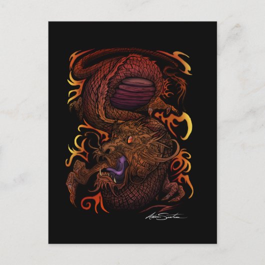 Dragon Briefkaart (Voorkant)