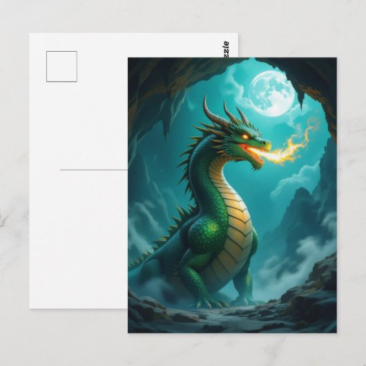 Dragon Briefkaart (Voorkant / Achterkant)