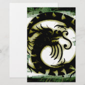 Dragon Briefpapier (Voorkant / Achterkant)