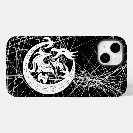 Dragon Bstromend vuur Case-Mate iPhone Case (Achterkant (horizontaal))