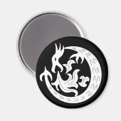 Dragon Bstromend vuur Magneet (Voorkant / Achterkant)