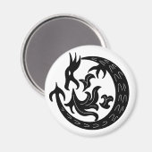 Dragon Bstromend vuur Magneet (Voorkant / Achterkant)