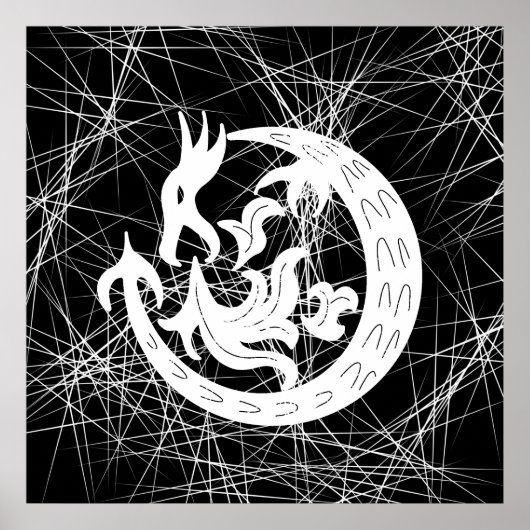 Dragon Bstromend vuur Poster (Voorkant)