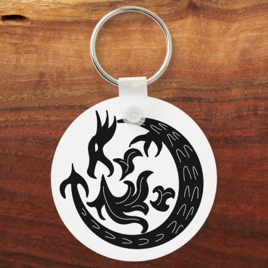 Dragon Bstromend vuur Sleutelhanger (Achterkant)