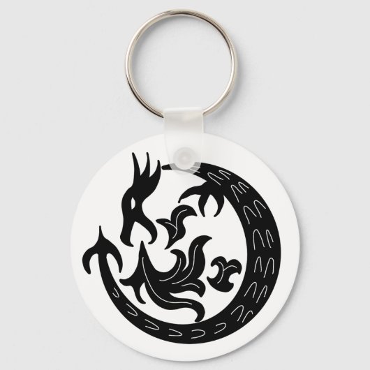 Dragon Bstromend vuur Sleutelhanger (Achterkant)