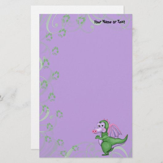 Dragon Buddy Briefpapier (Voorkant / Achterkant)