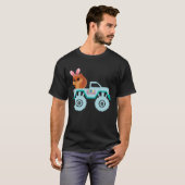 Dragon Bunny Riding Monster Truck T T-shirt (Voorkant volledig)