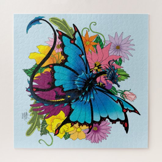 Dragon Butterfly Legpuzzel (Horizontaal)