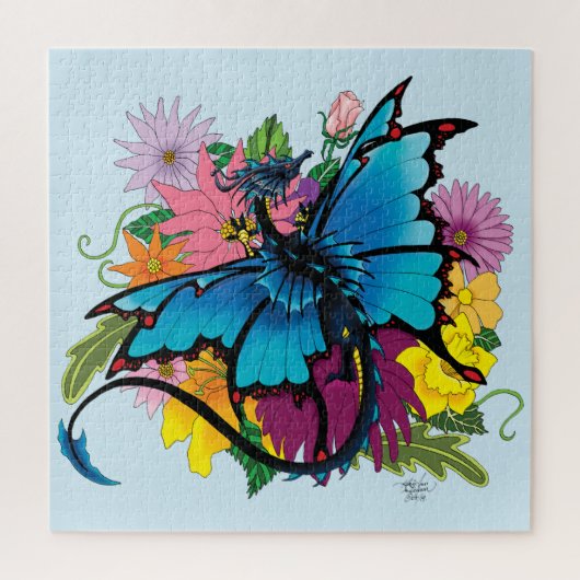 Dragon Butterfly Legpuzzel (Verticaal)