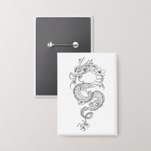 Dragon Button (Voorkant / Achterkant)