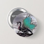 Dragon Button. " Ronde Button 5,7 Cm (Voorkant /achterkant)