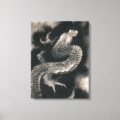 Dragon by Katsushika Hokusai Canvas Afdruk (Voorkant)