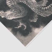 Dragon by Katsushika Hokusai Tissuepapier (Detail)