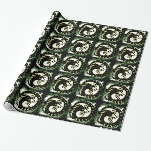 Dragon Cadeaupapier (Uitgerold)
