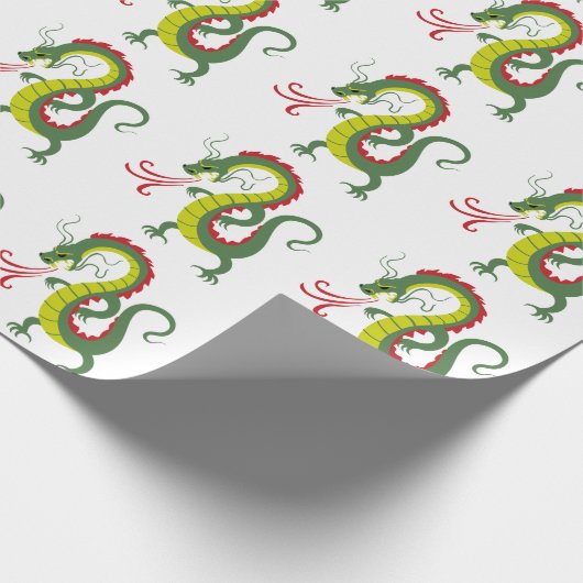 Dragon Cadeaupapier (Hoek)