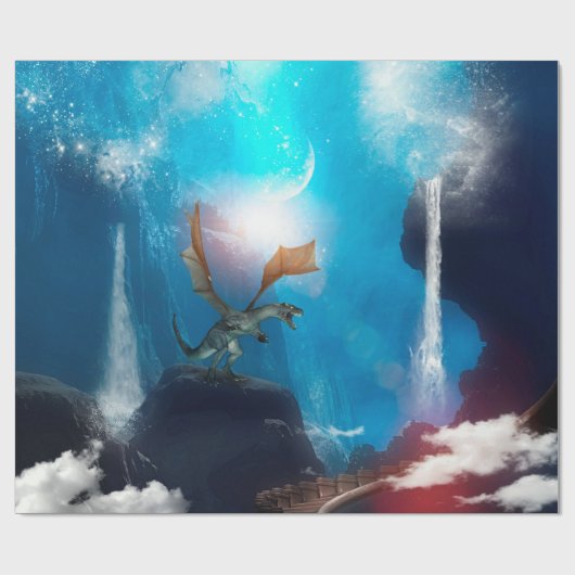 Dragon Cadeaupapier (Vlak)