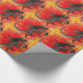 Dragon Cadeaupapier (Hoek)