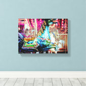 Dragon Canvas Afdruk (Insitu (Houten vloer))