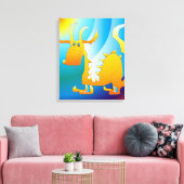 Dragon Canvas Afdruk (Insitu (Woonkamer))