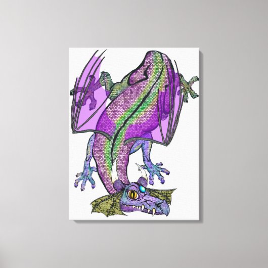 Dragon Canvas Afdruk (Voorkant)