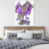 Dragon Canvas Afdruk (Insitu (Slaapkamer))
